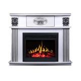 Semineu electric Roma white &amp; Carmen ArtFlame