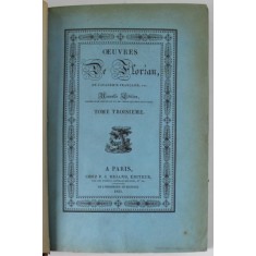 OEUVRES DE FLORIAN , TOME TROISIEME , NOUVELLES , 1824