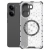 Husa compatibil cu Xiaomi Redmi 13C cu protectie spate si margini anti-soc, Transparent &ndash; Model Fagure, ALC MOBILE
