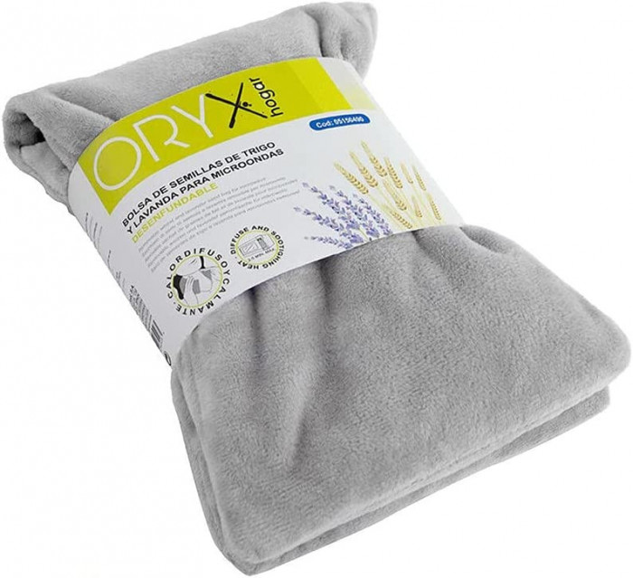 Saculet detasabil umplut cu grau si lavanda pentru caldura,ORYX