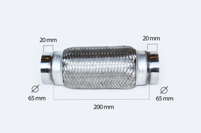 Racord Flexibil Inner &amp;amp; Outer Braid (B) 65X200 Mm 85560 FL 76407 foto