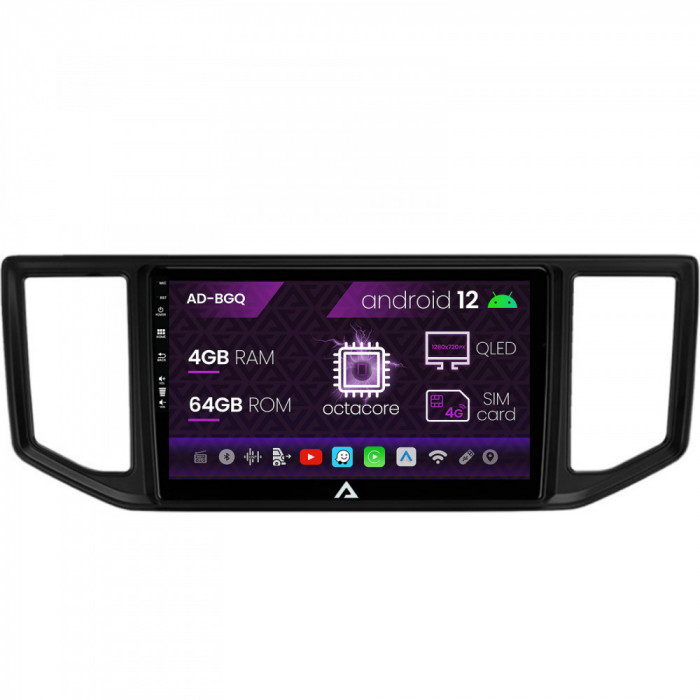 Navigatie Volkswagen Crafter (2017+), Android 12, Q-Octacore 4GB RAM + 64GB ROM, 10.1 Inch - AD-BGQ10004+AD-BGRKIT056