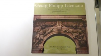Telemann - barockorch. Paris, vinil foto