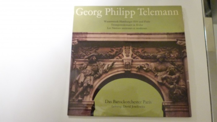 Telemann - barockorch. Paris, vinil