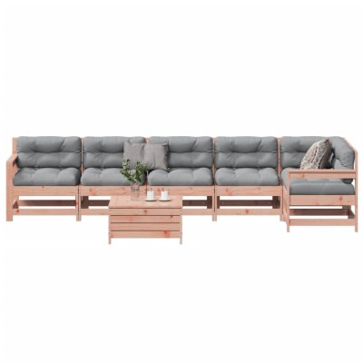 Gossi set mobilier de gradina cu perne, 7 piese, lemn masiv douglas foto