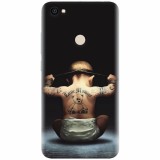 Husa silicon pentru Xiaomi Redmi Note 5A, Body Builder Cute Baby Tattoo