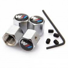 Set 4 capacele ventil roti BMW M POWER antifurt