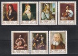 Ajman 1968 - Picturi europene, PA, Serie Scurta, MNH, Nestampilat
