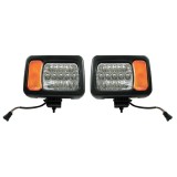 Cumpara ieftin Set Faruri LED cu Semnalizare JCB, Tractoare, Excavatoare, Telehandler, Hi Low Beam, 12 24 V