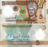 TURKMENISTAN 5 manat 2025 COMEMORATIVA polymer UNC!!!