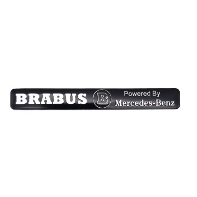 Emblema Brabus pentru Mercedes, 10x1.5cm, negru foto