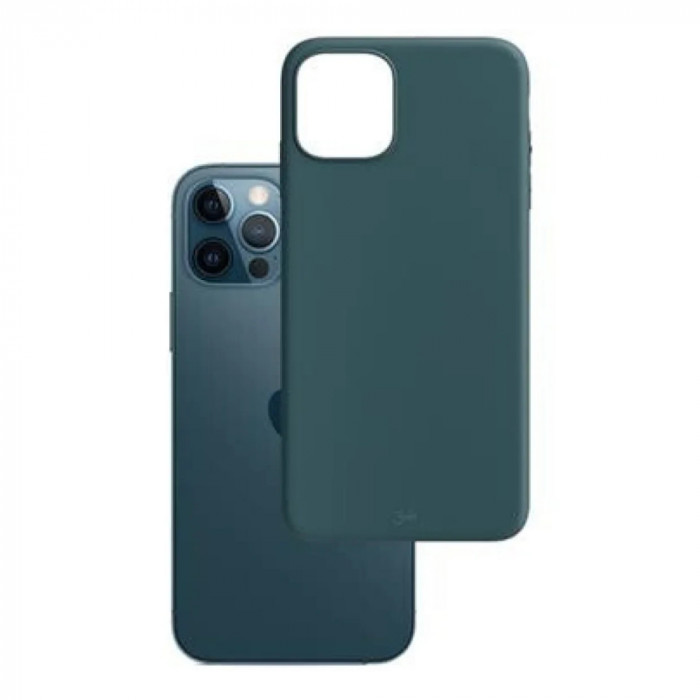 Husa Cover Silicon Mat 3mk pentru iPhone 13 Pro Verde