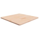 Cumpara ieftin Blat de masa patrat,80x80x2,5 cm, lemn masiv stejar netratat