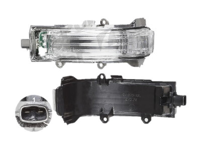 Lampa semnalizare oglinda exterioara Toyota Auris (E15), 04.2010-; Corolla (E14/E15), 06.2010-12.2013 , fata, Stanga, LED, TYC foto
