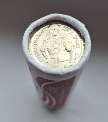Statele Unite (SUA) - Fasic (40 monede) 25 centi 2025 D (Femei: Ida B. Wells; mintmark: D) KM-809 UNC !!! foto