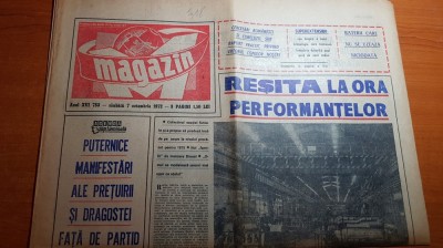 magazin 7 octombrie 1972-art. combinatul de la resita,ilie nastase,ion tiriac foto