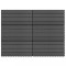 vidaXL Plăci de pardoseală, 6 buc., negru, 60x30 cm, WPC, 1,08 m&sup2;