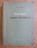 A. I. Hincin - Curs scurt de analiza matematica