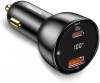 Alim USB tip C+A x1 auto 100W BaseUS
