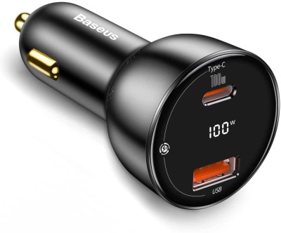 Alim USB tip C+A x1 auto 100W BaseUS foto