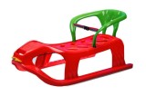 Cumpara ieftin Sanie Marmat Star 90 cm, rosu cu spatar verde - 6593