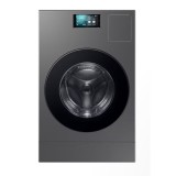 Masina de spalat rufe cu uscator Samsung Bespoke AI Laundry Combo WD18DB8995BZT2 18/11 kg, 1000 RPM, Pompa de caldura, Ecran LCD 7&quot; AI Home, AI Wash &amp;