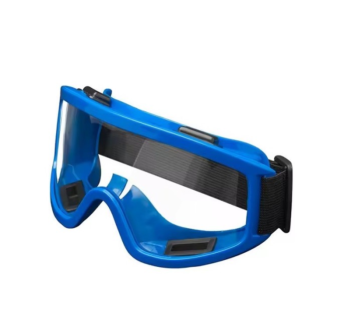 Ochelari Moto Scuter ATV Cross - albastru - lentrila transparenta
