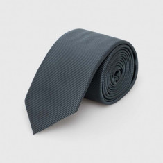 HUGO cravată de mătase culoarea verde 50468199