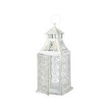 Felinar decorativ suspendabil, Metal, 12x12x29 cm, ATU-084838, Oem
