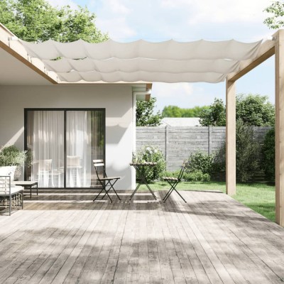 vidaXL Copertină verticală, alb, 60x1200 cm, țesătură Oxford foto