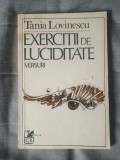 Tania Lovinescu (dedicație / autograf) - Exerciții de luciditate (versuri)