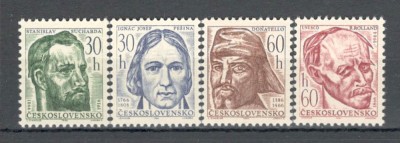 Cehoslovacia.1966 Aniversari personalitati XC.402 foto