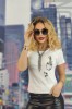 U846-2 Tricou casual cu imprimeu panda, L/XL, M, M/L, S/M
