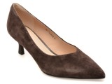 Pantofi eleganti EPICA PREMIUM maro, E36773A, din piele intoarsa