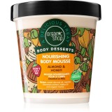 Organic Shop Body Desserts Almond &amp; Honey spuma de corp nutritie si hidratare 450 ml