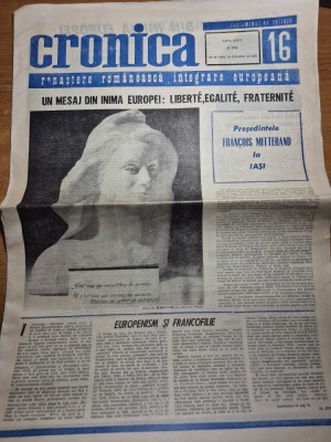 ziarul cronica 19 aprilie 1991 foto