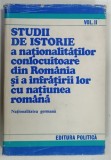 STUDII DE ISTORIE A NATIONALITATII GERMANE SI A INFRATIRII EI CU NATIUNEA ROMANA , VOLUMUL II de CAROL GOLLNER , 1981