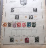 Lot 9 timbre vechi Ungaria 1871&ndash;1888 &ndash; Franz Joseph și cifre &icirc;n romb &ndash; ștampilate -A41