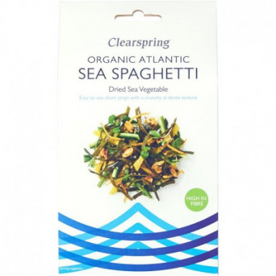 Alge Sea Spaghetti Bio 25 grame Clearspring foto