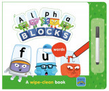 Carticica Scriu si sterg Alphablocks - Primele cuvinte PlayLearn Toys