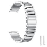 Cumpara ieftin Curea din metal, compatibila Samsung Galaxy Watch6 Classic 43mm, telescoape Quick Release, Silver