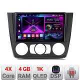 Navigatie BMW Seria 1 E87 2007-2011 cu Android 4+64GB si ecran InCell 1K
