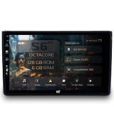 Navigatie Audi A4 (B6 B7 2000-2008) Seat Exeo (2008-2013) 6GB RAM Android 13 Octacore Slot Sim 4G DSP GPS Wi-FI Carplay Android Auto USB Bluetooth Waz