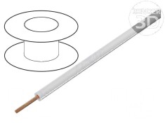 Cablu FlexiPlast-E 1x2,5mm2 alb 750V 32A 30-90&deg;C