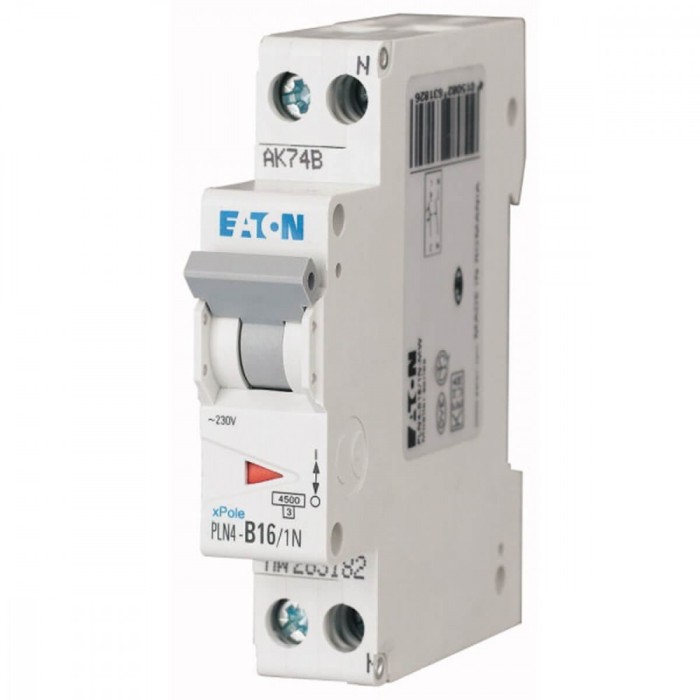 Siguranta Automata Eaton PLN4 C16/1N-DE 1pol+N 16A