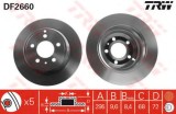 Disc frana VOLVO V70 I (LV) (1996 - 2000) TRW DF2660