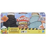 Cumpara ieftin Set plastilina Play-Doh Wheels, Cement &amp;amp; Pavement Buildin