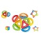 Set de constructie piese magnetice 3D, 10 piese, 3 ani+