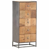 Cumpara ieftin Dulap cu sertare, 45 x 30 x 100 cm, lemn masiv reciclat