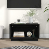 Comoda TV, negru, 60x35x35 cm, lemn masiv de pin GartenMobel Dekor, vidaXL